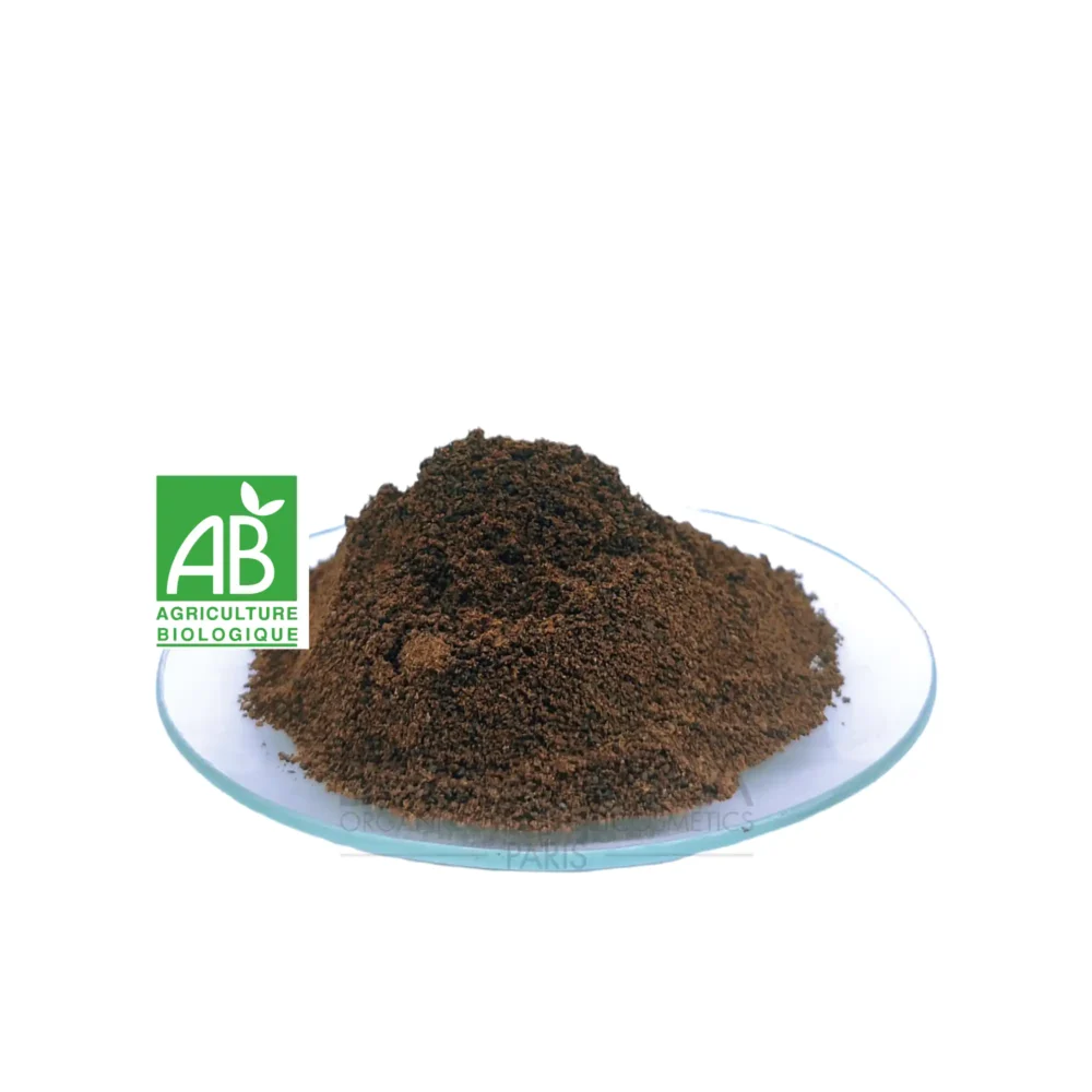 exfoliant de fèves de café bio en poudre baan flora