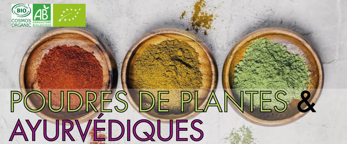 catégorie poudres de plantes ayurvéda baan flora