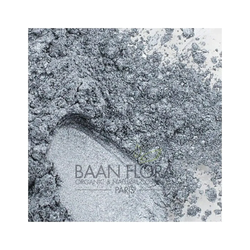 Colorant mica argent métallique nacré Baan Flora