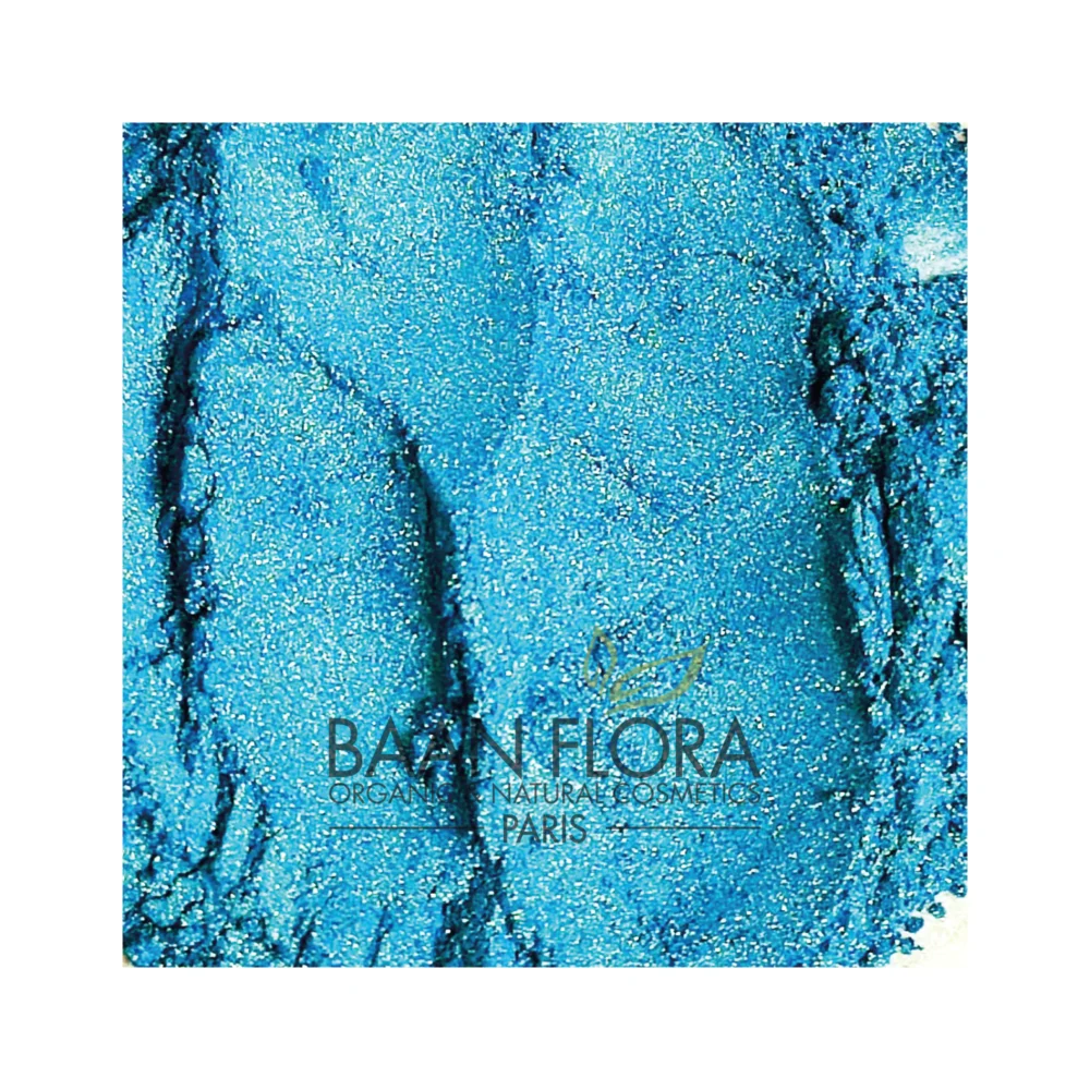 Colorant mica bleu vert Paon nacré
