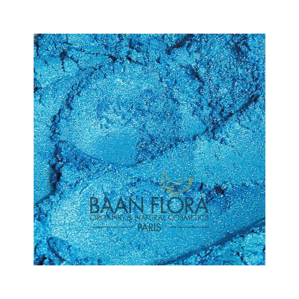 Colorant mica bleu vert émeraude satiné