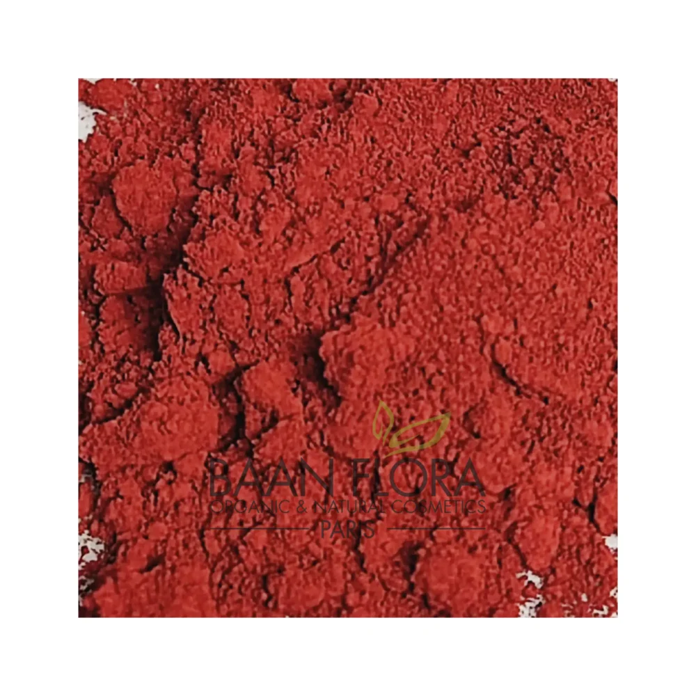 colorant oxyde minéral rouge baan flora