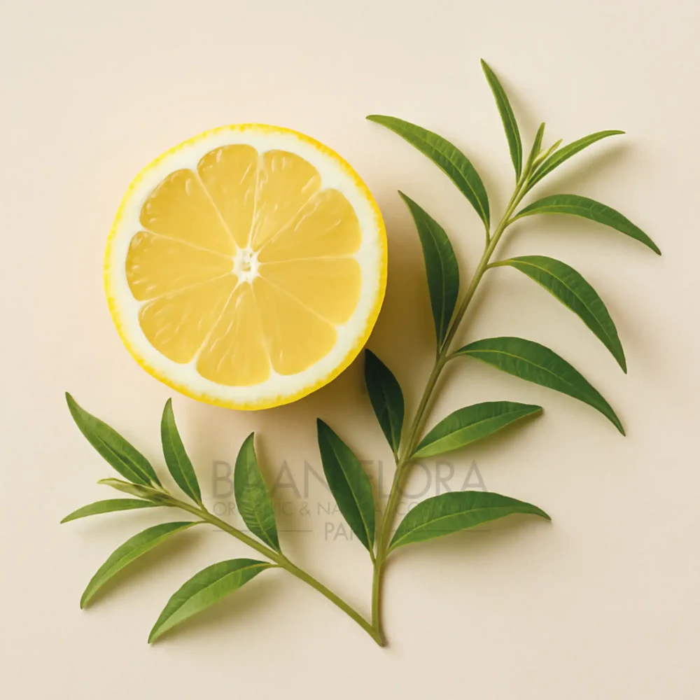huile parfumée citron et verveine baan flora.