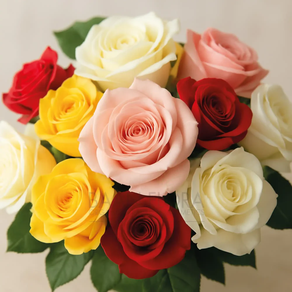 huile parfumée naturelle bouquet de roses baan flora