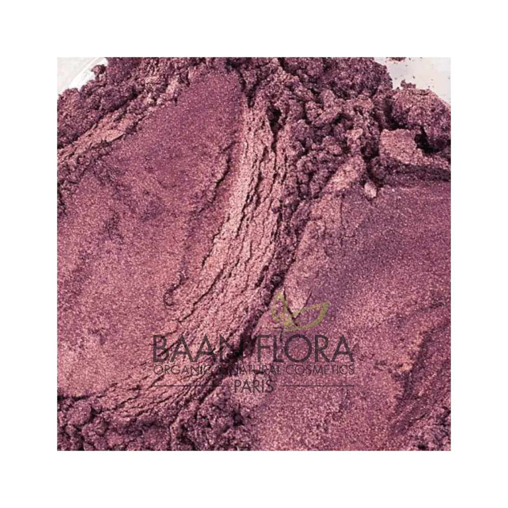 colorant mica prune satinée baan flora