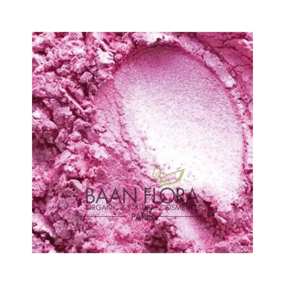 Colorant mica rose satine Baan Flora