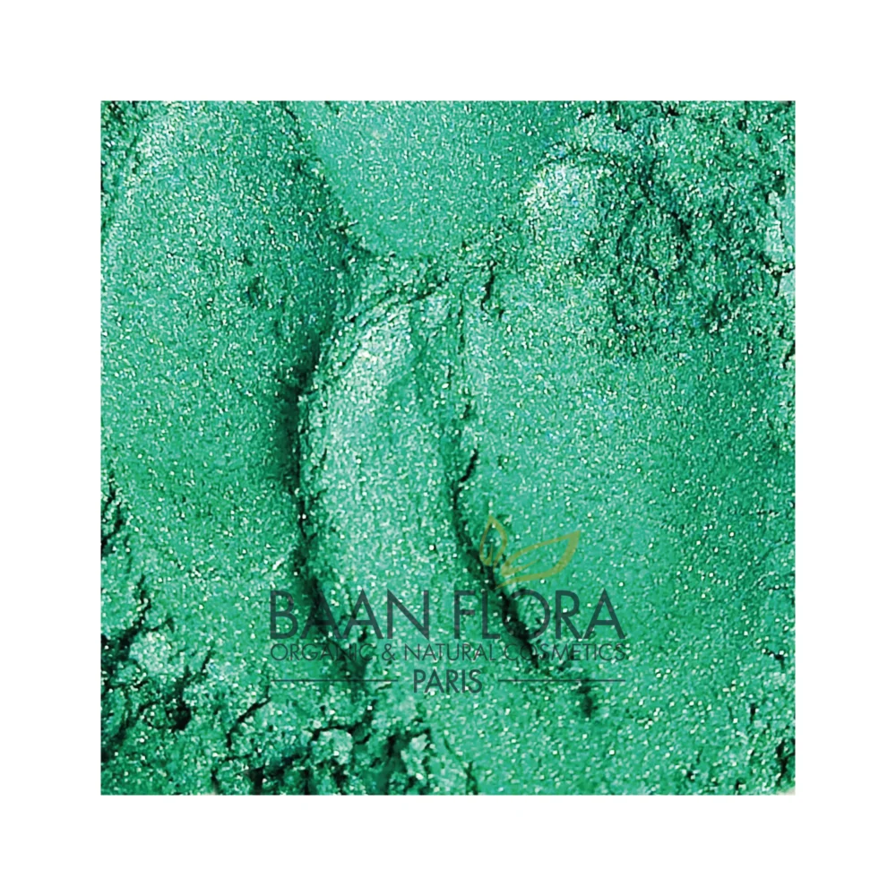 Colorant mica vert foncé satiné