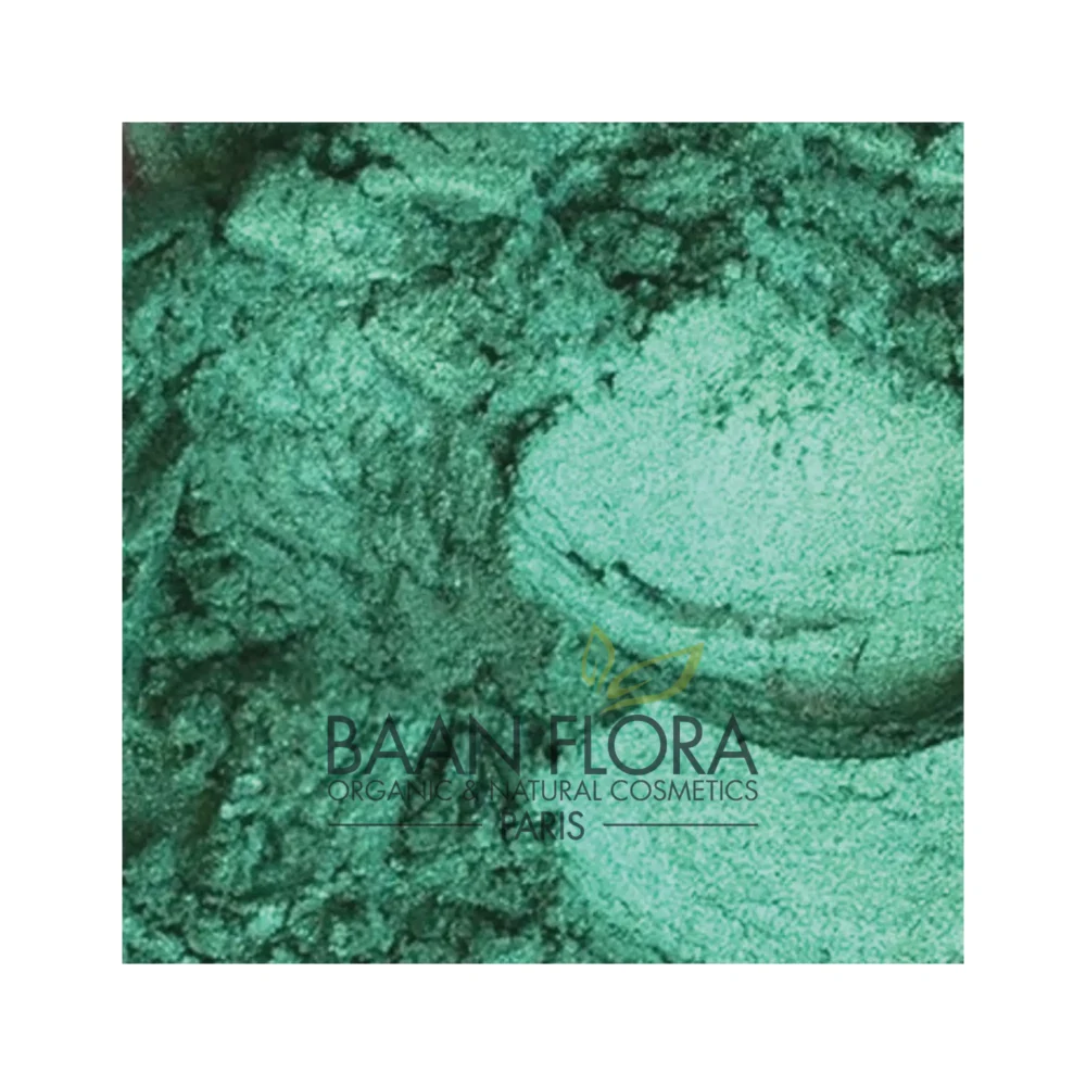 Colorant mica vert forêt satine Baan Flora