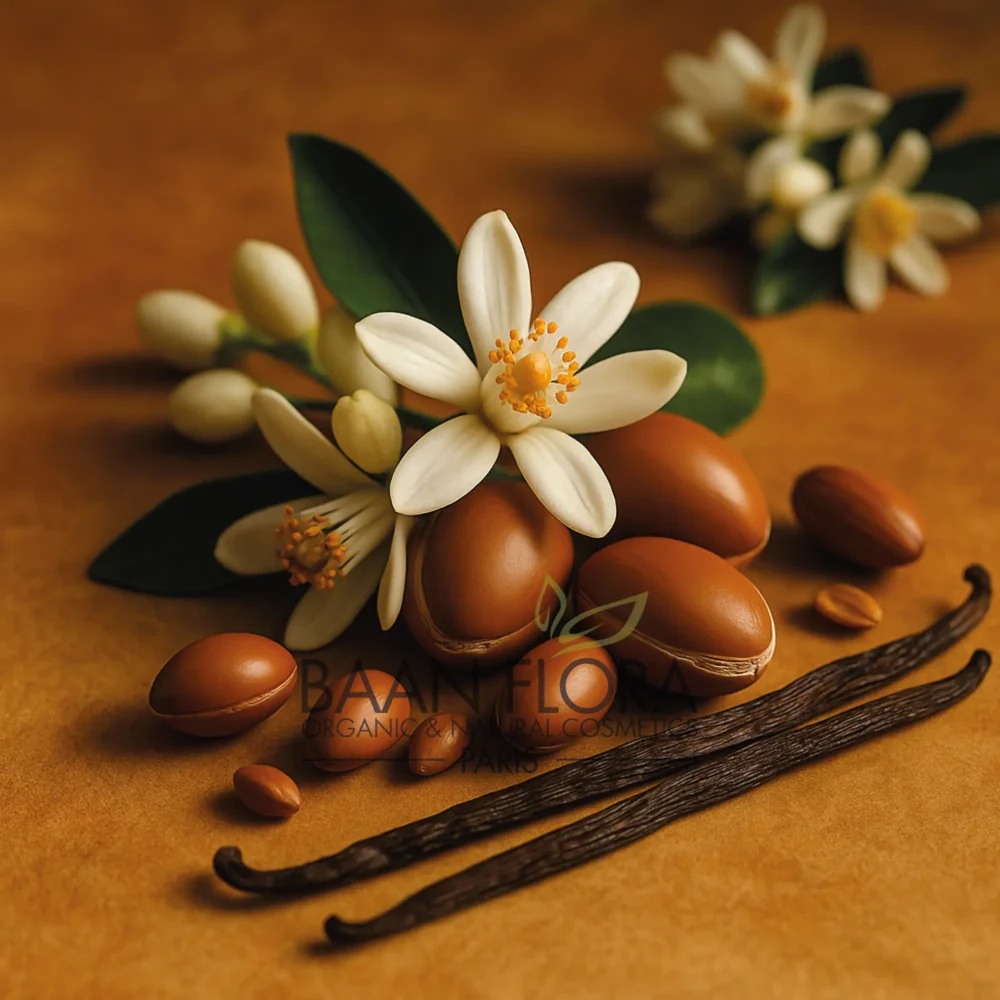 Huile parfumée douceur-d'Argan Vanille de fleur d'Oranger baan flora