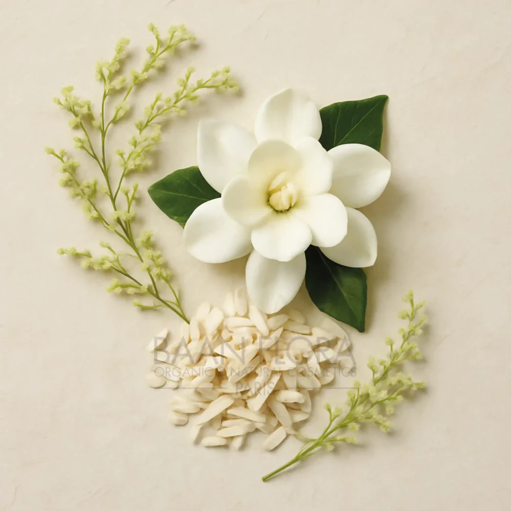 Huile parfumée fleur de riz et santal blanc baan flora