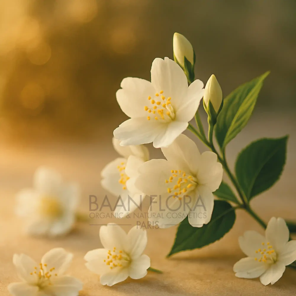 Huile parfumée fraîcheur fleurs blanches baan flora
