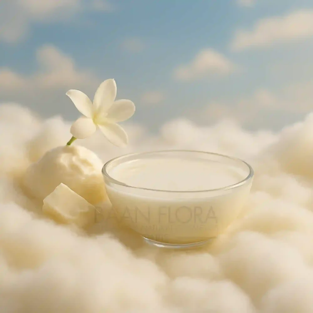 Huile parfumée nuage de lait sucré baan flora