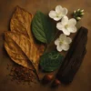 huile parfumée feuille de tabac bois sacré baan flora